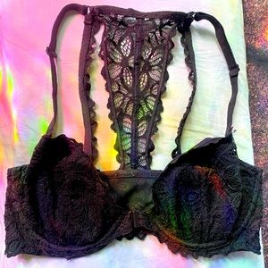 Black lace bra 34 d